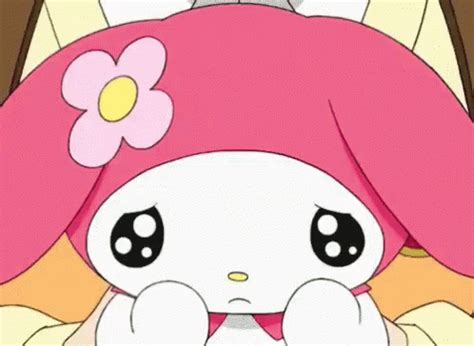 my melody crying|pictures of my melody sad.